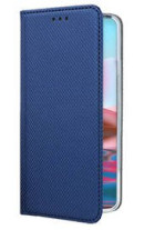 Кожен калъф тефтер и стойка Magnetic FLEXI Book Style за Xiaomi Redmi Note 10 / Xiaomi Redmi Note 10S син 